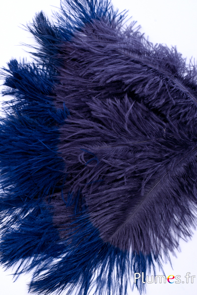 Autruche - 30-40 cm - anthracite-bleu nuit